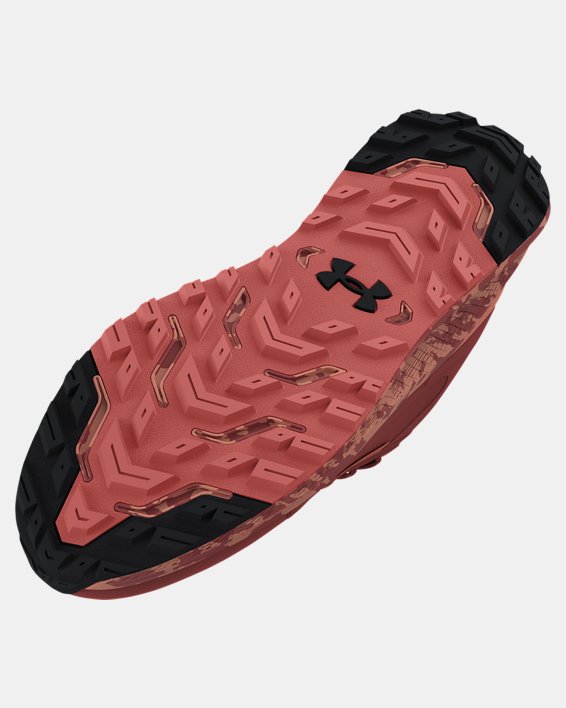 Men's UA Bandit Trail 3 Running Shoes, Red, pdpMainDesktop image number 4